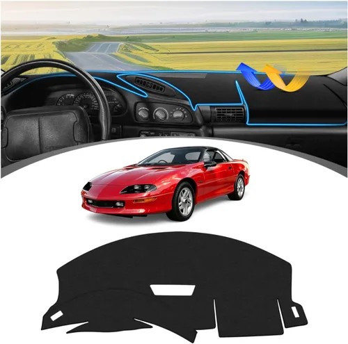 Vista 83 de FIILINES Cubierta para tablero Compatible con Mazda 3 2010-2013 Accesorios Tapete para tablero para Mazda 3 Accesorios Tapete para salpicadero