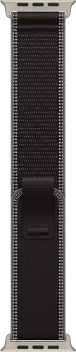Vista 13 de Banda para Apple Watch - Trail Loop - 49mm - Negro/Antracita - S/M - Acabado de titanio negro