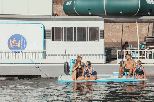 Vista 4 de Island Hopper Island Buddy - Muelle inflable para plataforma de agua