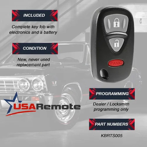 Vista 3 de Llavero de control remoto de entrada sin llave compatible con Suzuki SX4 2007-2009 / Grand Vitara 2006-2012 (KBRTS005)