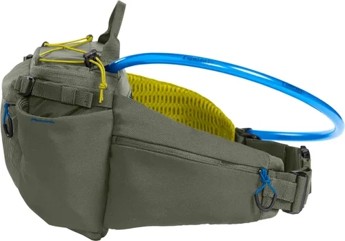 Vista 3 de CamelBak M.U.L.E. - Cangurera de hidratación con depósito lumbar de 50 onzas, transporte estable y almacenamiento inteligente para bicicleta