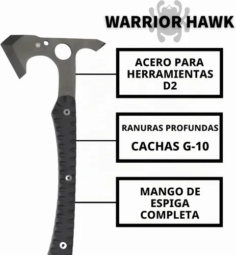 Vista 4 de Spyderco Warrior Hawk Utility Tomahawk