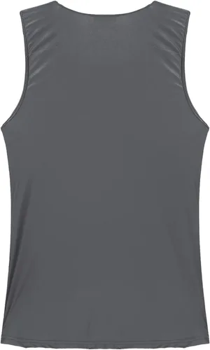 Vista 7 de Loloda Camisetas sin mangas brillantes brillantes para hombre, para gimnasio, musculación, fitness, sin mangas