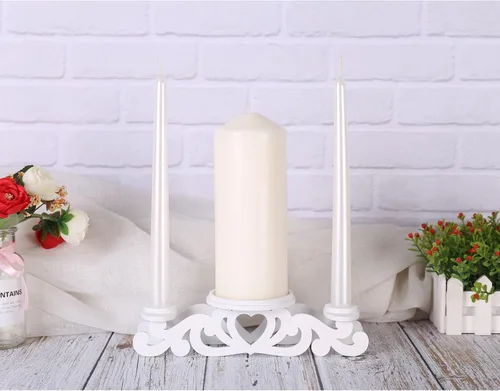 Vista 4 de Unity - Portavelas Unity para ceremonia de boda, portavelas para decoración de centros de mesa de bodas (velas no incluidas) No Candles, Fits 2