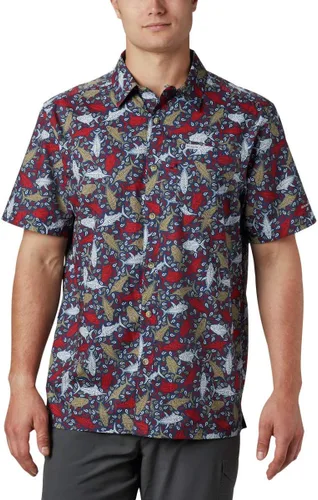 Vista 110 de Columbia - Camisa Super Slack Tide Camp de manga corta para hombre