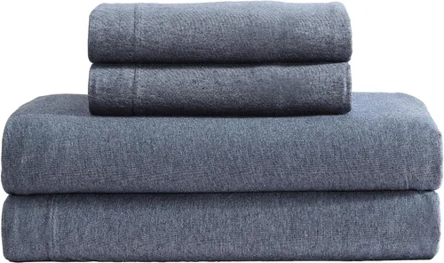 Vista 19 de Calvin Klein - Juego de sábanas de tamaño individual, ropa de cama de mezcla de algodón naturalmente suave - Sábanas con funda de almohada a juego