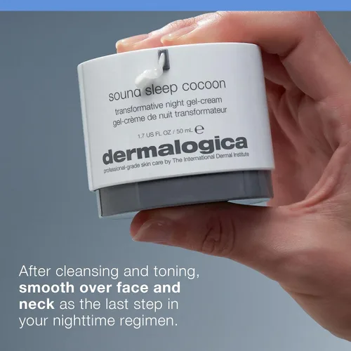 Vista 4 de Dermalogica Sound Sleep Cocoon - Gel de crema de noche para cara, hidratante revitalizante durante la noche con aceites esenciales, promueve un