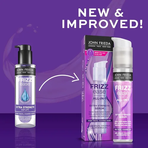 Vista 5 de John Frieda Frizz-Ease - Suero extra fuerte de 6 efectos, 1.69 onzas (paquete de 3)