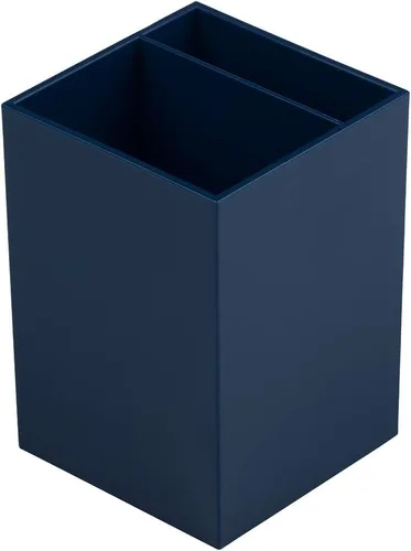 Vista 2 de JAM PAPER Portalápices de plástico – Surtido de negocios – Vasos de escritorio – 3