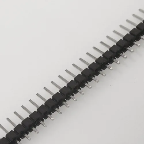 Vista 5 de 60 piezas Breakaway Pin Header, 40 pines 0.100 in recto solo fila macho conector de cabeza de pin para Arduino Prototipo Shield