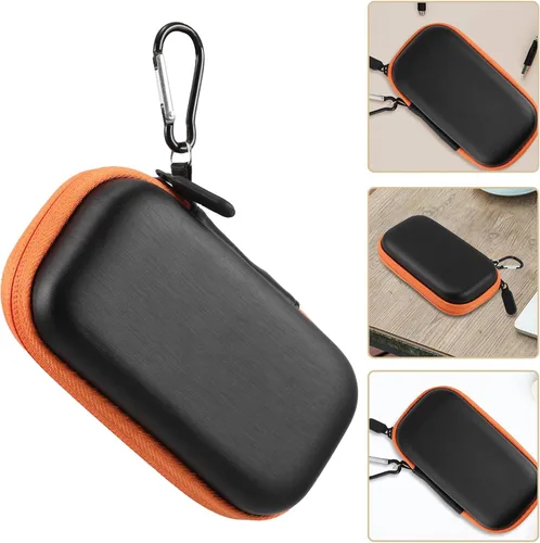 Vista 8 de SEWACC Estuche portátil para disco duro con protección de carcasa rígida, carcasa compacta para SSD pequeña para viajes, bolsa de almacenamiento a