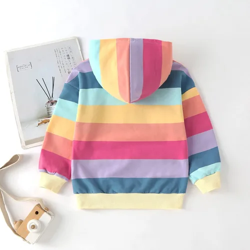 Vista 7 de Julerwoo - Sudaderas de algodón para niña, color rosa, con capucha y estampado de dinosaurios
