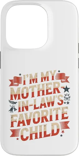Vista 17 de Im My Mother n Law Favorite Child American Flag Funny Parent Case for iPhone 17