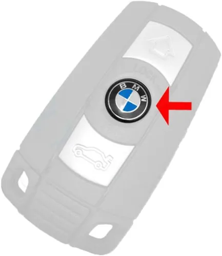 Vista 3 de BMW E46 - Emblema insignia de Sedan, Cabrio, coupé compacto, original de fabricante de 11 mm 66122155753