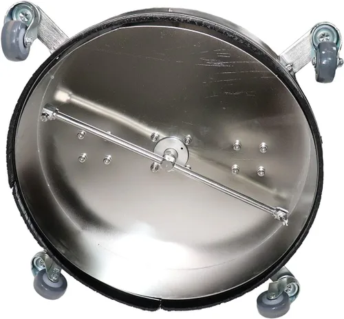 Vista 7 de Limpiador de superficies de acero inoxidable de 21 pulgadas con puerto de vacío, ruedas y accesorio para lavadora a presión de varilla 4000 PSI, 12