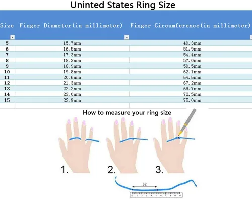 Vista 3 de Juego de anillos de boda de dos anillos, para parejas, de 10 quilates de oro amarillo, relleno de circonia cúbica blanca, para compromiso y boda