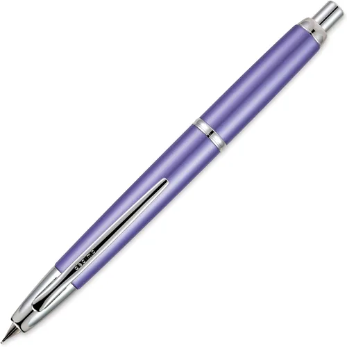 Vista 15 de Decimo pluma fuente retráctil, borgoña, rodio (Burgundy/Rhodium)