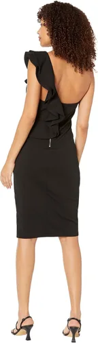 Vista 2 de bebe Vestido midi de manga con volantes