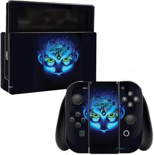 Vista 18 de MightySkins Skin compatible con Nintendo Switch – Delfines nariz de botella Funda protectora de vinilo duradera y única Fácil de aplicar, quitar