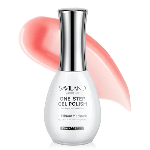 Vista 12 de SAVILAND Glazed Nails - Esmalte de uñas de gel de un solo paso: 0.5 onzas de esmalte de gel de ojo de gato, bolígrafo de arte 5 en 1 Jelly Silver