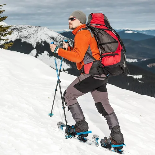 Vista 7 de G2 21/25/30/36 Pulgadas - Raquetas de nieve ligeras para mujeres, hombres y jóvenes, juego con bolsa de transporte, fijaciones de trinquete