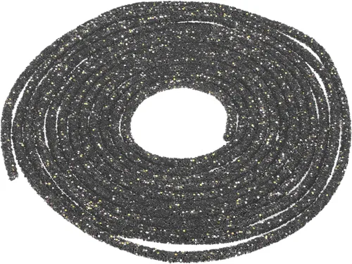Vista 52 de MECCANIXITY Cuerda de lentejuelas con purpurina de 2.5 yardas, 6mm, 0.24 pulgadas, cuerda de tubo de lentejuelas con diamantes de imitación