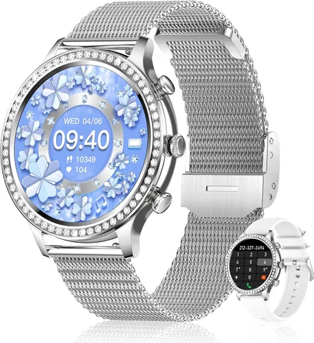 Vista 12 de Smart Watches for Women,1.32'' AMOLED Ultra-Thin Smart Watch with Bluetooth Make/Answer Call,Heart Rate/SpO2/Sleep Tracker,120+ Sport Modes IP68