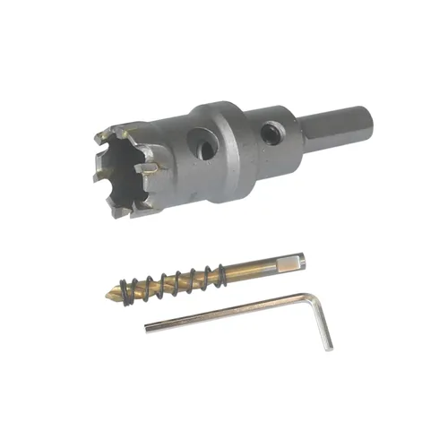 Vista 3 de Sierra de agujero de 1 pulgada para metal y acero 0.984 in Heavy Duty TCT Hole Cutter, For Thick Steel Plate, Stainless Steel Plate, Iron and
