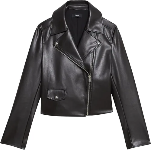 Vista 6 de Theory Chaqueta de moto corta para mujer