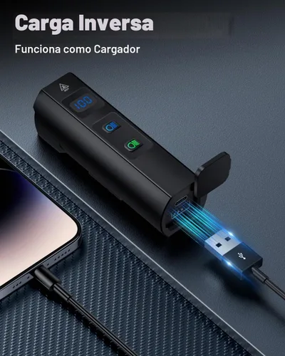 Vista 3 de Luces de bicicleta 2026 para conducción nocturna, luces de bicicleta recargables de 5000 mAh delanteras y traseras, 11+5 modos de juego de faros