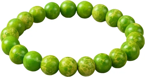 Vista 202 de Amazing Gemstone Crystal Bracelet for Women Men's Gifts - Protection Healing Crystal Bracelet - 8mm Gemstone Beaded Stretchable Bracelet Pulseras