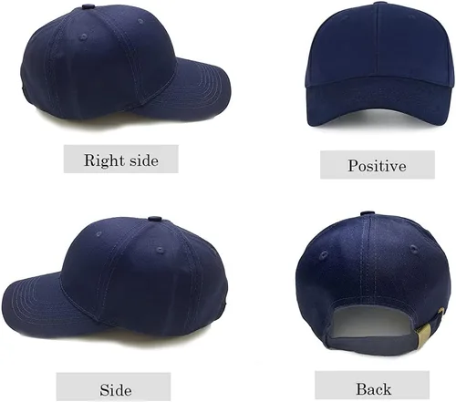 Vista 76 de Gorra de béisbol 100% algodón clásico deportivo casual gorra de golf Sunhat tamaño ajustable