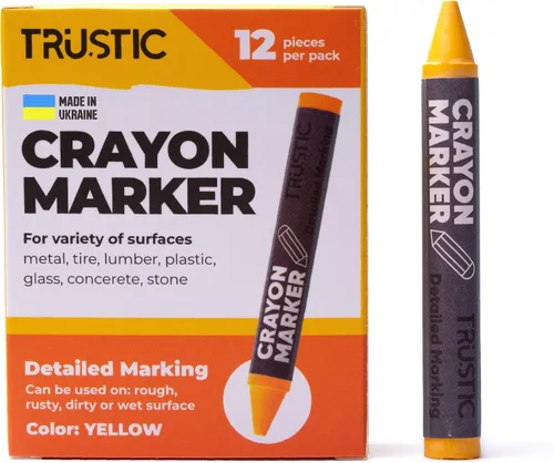 Vista 6 de Marcador universal de cera de crayón para industrial y artesanía, marcado detallado en madera, cartón metálico, cerámica, hormigón, vidrio