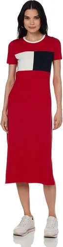 Vista 5 de Tommy Hilfiger T-Shirt Short Sleeve Cotton Summer Dresses for Women