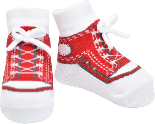 Vista 7 de Baby Boy Socks-Look Like Shoes-Anti-slip-Cotton-Gift Package