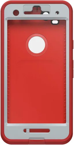 Vista 4 de Lifeproof FRē Series - Funda impermeable para Google Pixel 2, embalaje al por menor, Fire Run (tomate cherry/aguanieve/lava fundida)