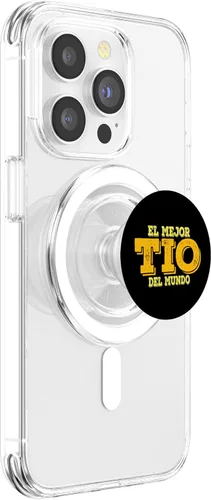 Vista 3 de Vintage El Mejor Tio Del Mundo Uncle Fathers Day Tio PopSockets MagSafe PopGrip for iPhone