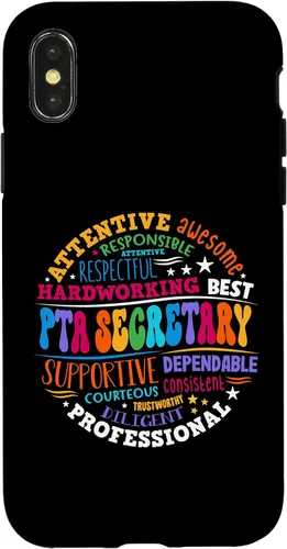 Vista 5 de iPhone 16 Parents Teacher Association Team Supporter PTA Secretary Case
