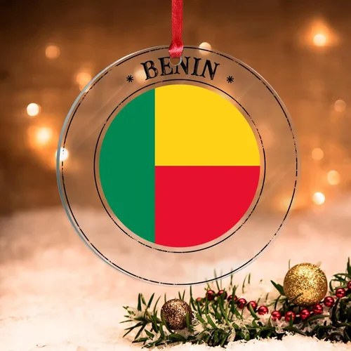 Vista 23 de Bandera de Bélgica, adornos de decoración para árbol de Navidad, bandera nacional, decoración para árbol de Navidad, colgante colgante, adornos