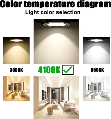 Vista 4 de Konideke F54T5/841/HO 54W T5 HO - Tubo de luz fluorescente T5 de 46 pulgadas, bombilla fluorescente de 54 W, F54T5/841/CW, 4100K blanco frío, 80