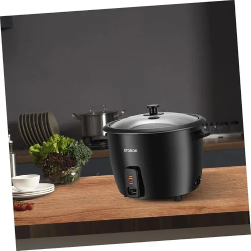Vista 9 de Arrocera eléctrica multifuncional para guisos de papilla de arroz, electrodomésticos con enchufe de EE. UU. y función automática de mantener