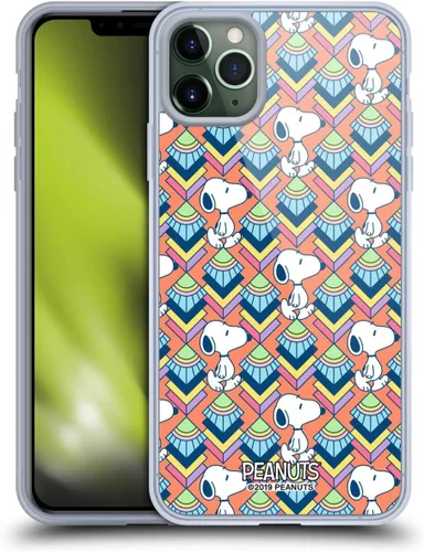 Vista 24 de Head Case Designs Snoopy Deco Dreams - Funda de gel suave con licencia oficial de Peanuts Blue Pattern compatible con Apple iPhone 7 Plus/iPhone 8