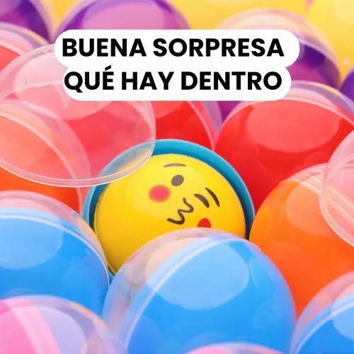 Vista 6 de Máquina expendedora de cápsulas, cápsulas redondas translúcidas vacías 7 piezas de 3.9 pulgadas – Cápsulas de máquina de chicles para cesta