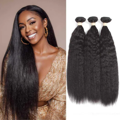 Vista 10 de ALLRUN Paquetes de cabello humano rizado birmano, 3 piezas de 14, 16, 18 pulgadas, paquetes de cabello humano rizado crudo con extremos en espiral