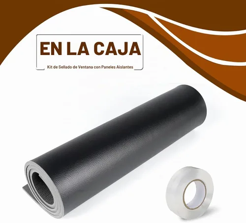 Vista 8 de BJADE'S Panel de espuma con aislamiento lateral de aire acondicionado para ventana, paneles envolventes completos, kit de sellado de ventana, calor
