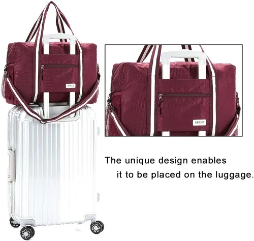 Vista 3 de Bolsa de viaje plegable Arxus impermeable y ligera