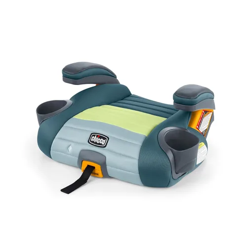 Vista 21 de Chicco GoFit ClearTex Plus Asiento elevador sin espalda, accesorio de ErgoBoost - Acolchado de espuma ultra cómodo, asa de transporte integrada