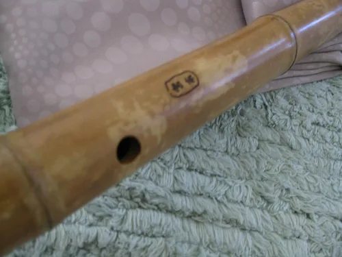 Vista 6 de 1.8 Shakuhachi pentatónico sin extremo de raíz 5 agujeros - Instrumento Zen tradicional