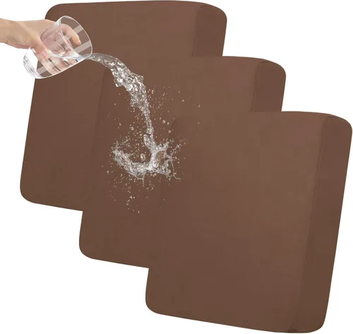 Vista 11 de Easy-Going Funda de cojín 100% impermeable para asiento de sofá, funda de cojín elástica de muebles, para niños, mascotas, cojín de sofá biplaza
