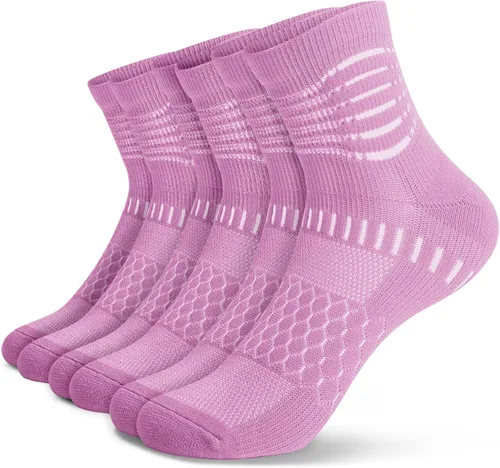 Vista 11 de IRAMY Calcetines de compresión de tobillo Coolmax para mujeres y hombres, calcetines que absorben la humedad, alivio de la fascitis plantar, 3/5